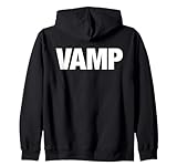 VAMP Matching Halloween Couples Funny Costume SECURITY Goth Zip Hoodie