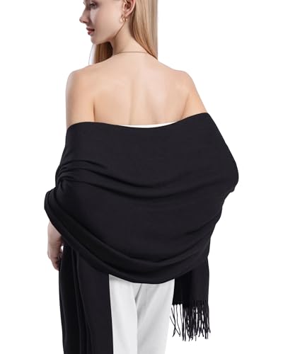 Sofier Pashmina Shawl Wraps for Women Formal Evening Dress Blanket Scarves Fashion Wedding Bridesmaid Gifts Cashmere Feel - Image 6