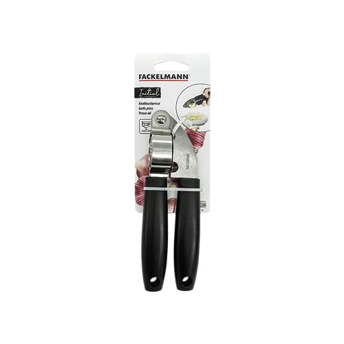 Fackelmann INITIAL Garlic Press, Multifunctional Garlic Crusher, Easy Clean, Strong Durable Garlic & Ginger Squeezer - Image 4