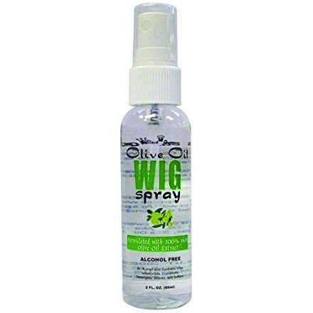 Black Queen Olive Oil Wig Spray 2 oz. miniatura 1