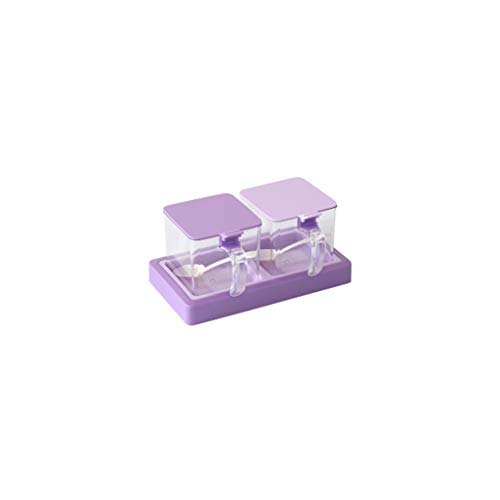 Combinación de caja de condimento creativa y frascos de plástico para especias 2