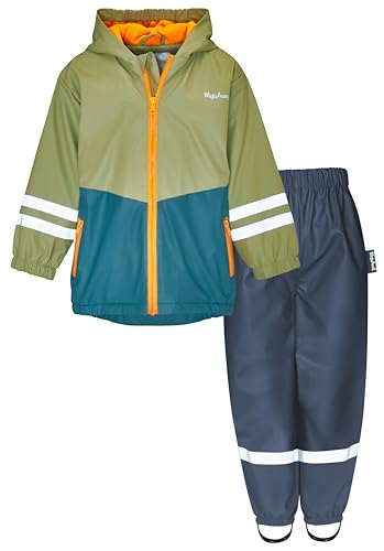 Playshoes Zweiteiliger Regenanzug Fleece-Futter, Gefütterter Matschanzug – Ansicht 1