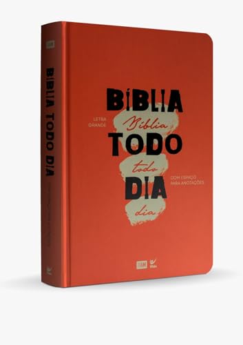 Bíblia Todo Dia Letra Grande: Capa Laranja