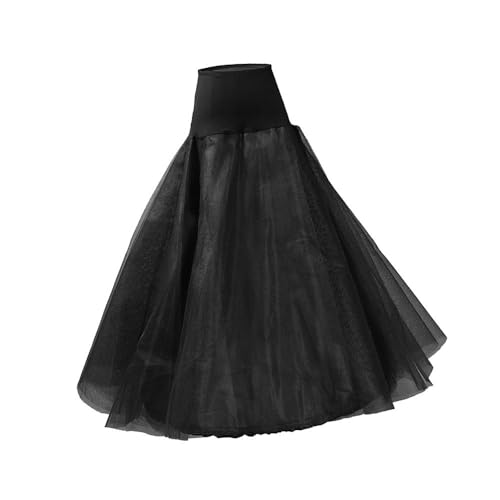 KBOLAE Abito da sposa sottogonna lungo da donna in crinolina