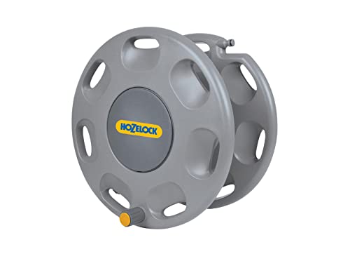 HOZELOCK - Wall-Mounted 60 m Reel, Not Equipped : Max. Capacity 60m, Mounting Bracket + 1 Connector Included [2390D0000]