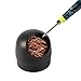 MMOBIEL Soldering Tip Iron Cleaner, Solder Tip Cleaning Wire and Metal Brass Holder Station