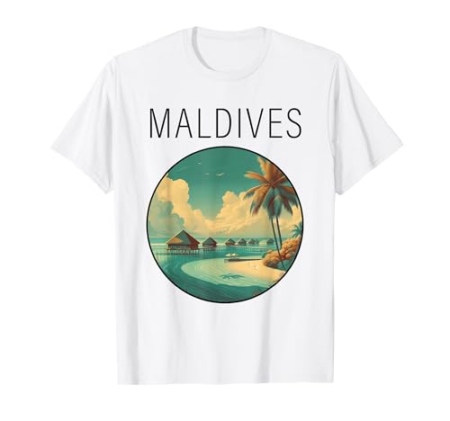 Maldives scenery Art Deco T-Shirt