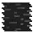 V-MOZZA Peel and Stick Stone Tile, 5-Sheet Peel and Stick Stone Mosaic Backsplash 11.5" x 10.7" 3D Marble Look Backsplash Tiles for Kitchen Fireplace (Mixed Black)