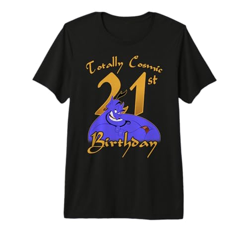 T-shirt Aladdin Génie Disney 21 ans pour briller en soirée d'anniversaire