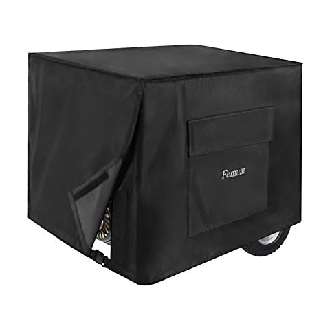 Outdoor Generator Covers Waterproof Heavy Duty 600D Oxford Portable Generator Cover Universal for 5500-15000 Watt Portable Generators ,38x28x30 in Cover