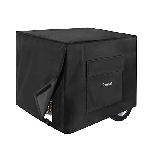 Outdoor Generator Covers Waterproof Heavy Duty 600D Oxford Portable Generator Cover Universal for 5500-15000 Watt Portable Generators ,38x28x30 in by Femuar - Used condition - US$20.43