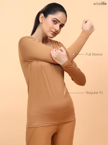 Image of Women's Round Neck Full Sleeves T-Shirt - Activewear for Gym,Sports, Yoga & Workout | Regular Fit & Relaxed Fit Training Tee | Quick Dry, Comfortable Gym Wear for Women | Running & Casual Wear T-Shirt
