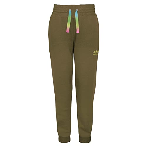 Pantalones de chándal Umbro para niña deporte Burnt Olive M