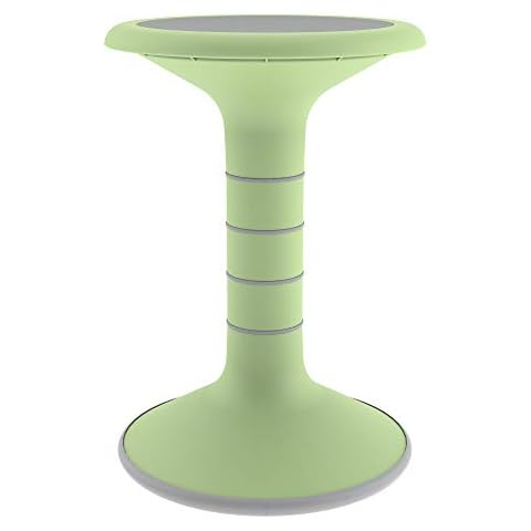 Learniture Active Motion Stool Flexible Seating for School Classroom, Office or Home - 18" Seat Height - Green Apple (LNT-NUS450-GA-SO) Cover