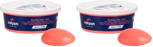 Image of Sammons Preston Therapy Putty, Therapeutic Hand Exerciser, Theraputty for Finger and Hand Rehabilitation, Exercise Putty to Improve Hand Grip Strength, Occupational Therapy, 4 Ounce, Medium Soft, Red