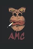 AMC to the moon Notebook: 120 Pages Lined Journal, gift idea for Stock Market Short Seller Trading Money Hands Perfect Logbook