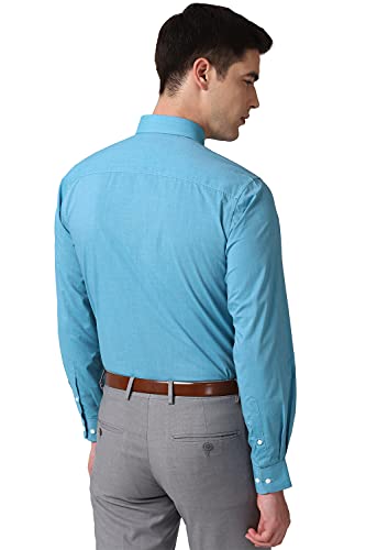 Image of Peter England Men's Printed Slim Fit Formal Shirt