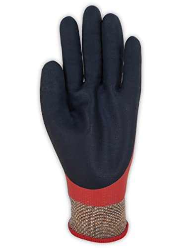 Image of MAGID D-ROC DX+ Technology DXPG59F 18-Gauge Double-Dipped Foam Nitrile Fully Coated Coreless Work Glove