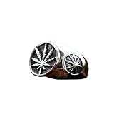 TUHYNTJTS Vintage Leaf Stainless Steel Signet Maple Design Ring Fashion Cool Unique Goros Takahashi Feather Anniversary Jewelry Jewelry VHM0710