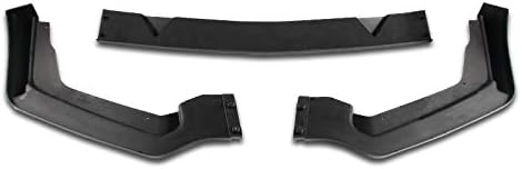 Front Bumper Body Kit Lip 3PCS PU-666 Compataitble with 2014-2017 Infiniti Q50 (Carbon Fiber Look)