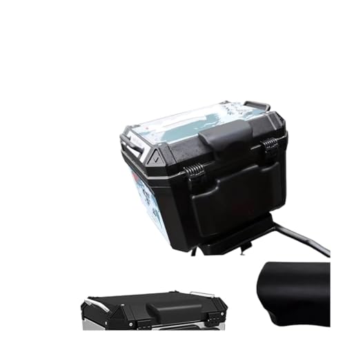 Dossier coussin passager moto universel en finition noire mate - 3
