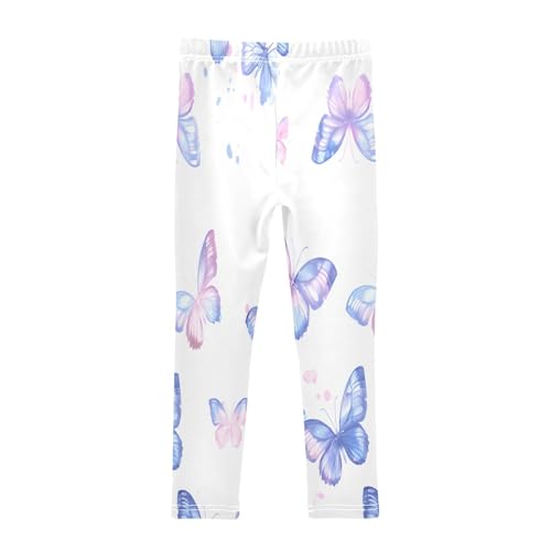 Bolaz Toddler Girls Leggings Printed Yoga Pants Leggings Light Gradual Butterflies for Kids2