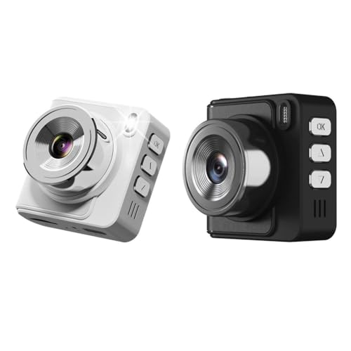 Pequeña cámara digital, mini cámara retro portátil con llavero de video de 1080p, videocámara digital de 1.3 pulgadas, pantalla HD de larga duración, utilizada para viajes, vlog, fotos nocturnas