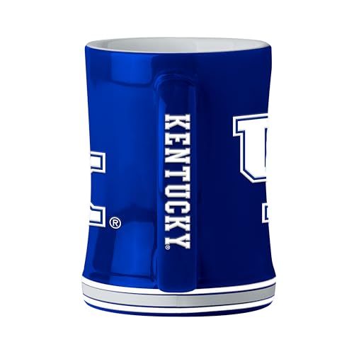 Image of Logo Brands NCAA Kentucky Wildcats 14oz Ceramic Relief Mug with Team Logo and Elongated Handle