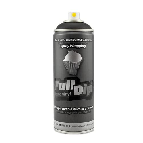 AutoFullCar - Spray Full Dip Negro Mate 400 ml - Aerosol FullDip