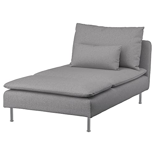SÖDERHAMN Housse chaise longue gris pour un salon cocooning - 3