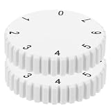 TOPBATHY Bouton De Thermostat Pour Congélateur - Molette De Réglage De Température Facile À Installer Pour Réfrigérateur Et Congélateur Accessoire De Pièce Détachée 4X4X0.8 Cm