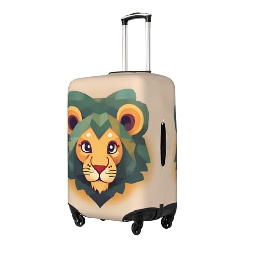 Luggage Suitcase Cover Protector, Printed Cartoon lion Luggage Covers for Suitcase, Baggage Covers Fits 18-32 Inch Luggage2