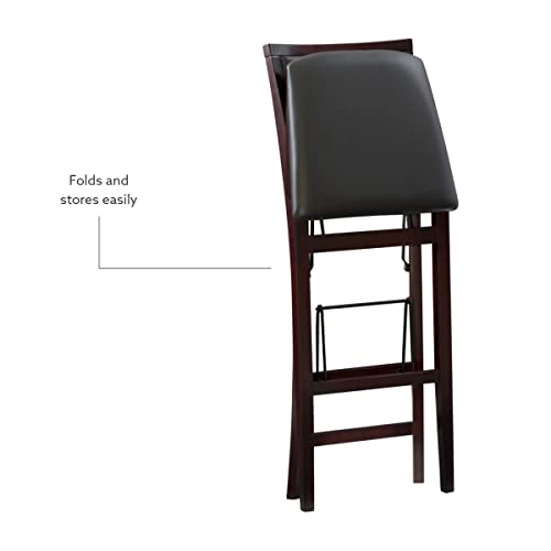 Linon 01832ESP-01-AS-U Keira Pad Back Folding Bar Stool thumb #13