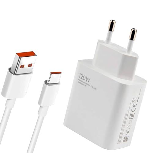 Chargeur Rapide 45W Pour Xiaomi - Compatible Redmi Note 14/13/12, POCO, Xiaomi 14/13 - Câble USB-C 6A 2m Inclus