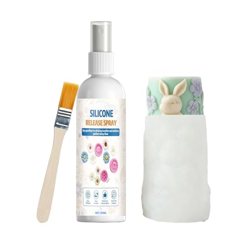Spray desengrasante de silicona para despegar, agente para desmoldar y quitar fácilmente – Spray para desmoldear epoxi y antiadherente – Para adultos, profesionales, aficionados, principiantes