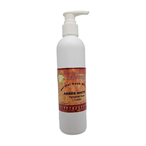Jane Bernard Scented Shea Butter Hand and Body Lotion -AMBER WHITE_Unisex Fragrance_8 oz Pump Bottle Cover