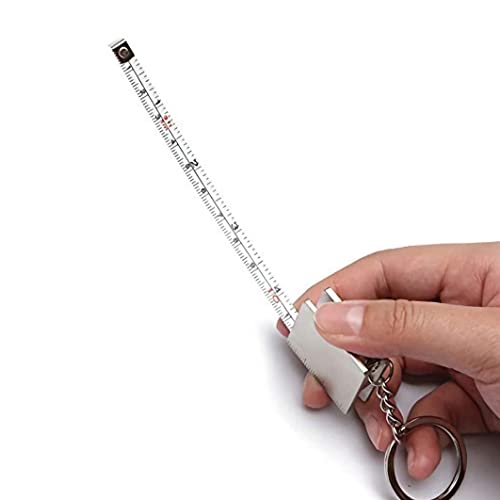 Cinta métrica metálica mini multifuncional llavero miniatura 5