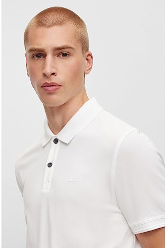 BOSS Herren Prime Polohemd, White100, XXL EU – Ansicht 5