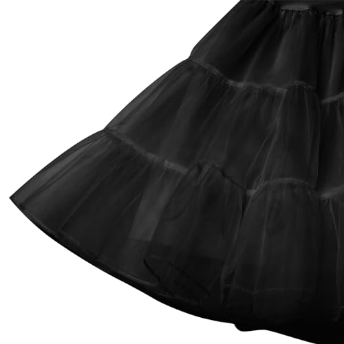 ODIZLI Women 50s Petticoat Skirts Tutu Crinoline Slips Underskirts4