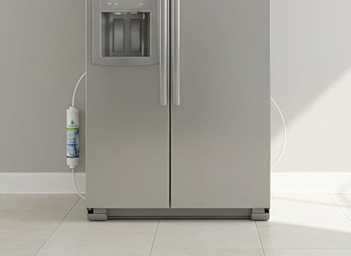 2x AquaHouse AH-UIF Kompatibel Externer Kühlschrank Wasserfilter passt für Samsung DA29-10105J LG 5231JA2010B Haier 0060823485A (ersetzt nur externe Filter)