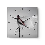 Photo Gallery arttor orologio da parete in vetro donna danza modello 40x40cm piccolo moderno orologio da muro per casa cucina soggiorno silenzioso wall clock decorazione orologio da appendere - c3ac40x40-5535 Photo Gallery arttor orologio da parete in vetro donna danza modello 40x40cm piccolo moderno orologio da muro per casa cucina soggiorno silenzioso wall clock decorazione orologio da appendere - c3ac40x40-5535