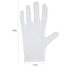 12 Pairs White Cotton Gloves, Marrywindix 9.4'' Soft Lightweight Work Gloves Cotton Gloves for Wedding Workshop Farm Garden, One Size