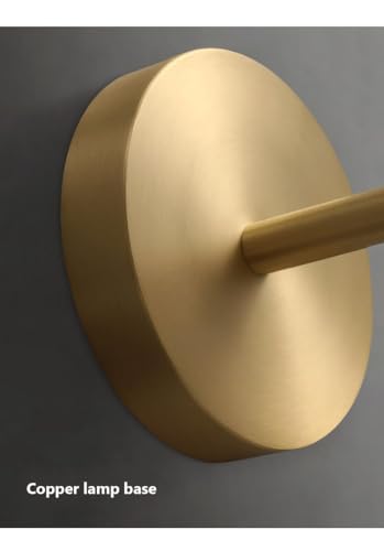 Image of Modern Gold Wall Lamp | 3-Color LED Wall Lights for Bedroom Living Room | 12W Indoor Fancy Wall Light Fixture | Sleek Home Decor Lighting
