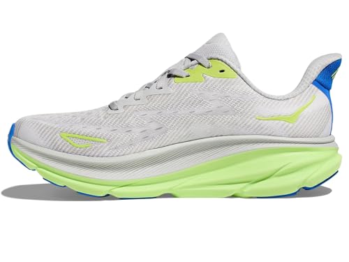Image of Hoka Men's Clifton 9 Stardust /Electric Cobalt 14 Medium