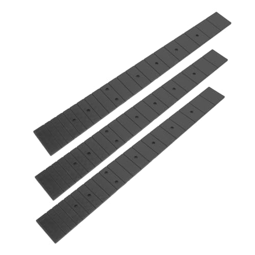 COSMEVIVI 3pcs Folk Guitar Replacement Fingerboard Neck Headless Guitar Neck for Acoustic Ukulele Abs Material Sturdy
