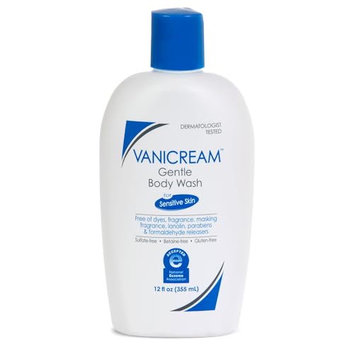Vanicream Gentle Body Wash, 12 Fl Oz, Formulated without Common