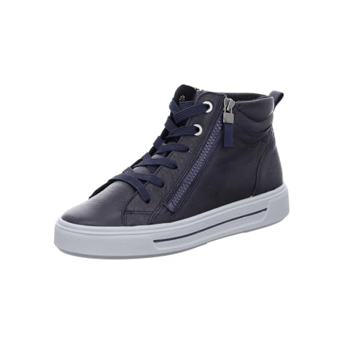 ARA Patio, Zapatillas de Corte Medio Mujer, Azul, 42 EU Ancho