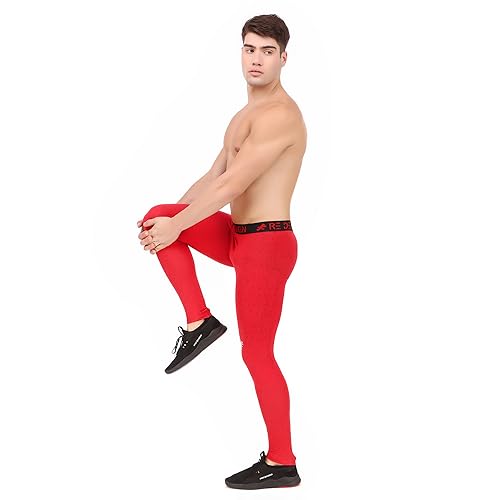 Image of ReDesign Apparels Men's Polyester Compression Pant /Tights /Megging for Gym, Running, Cycling, Yoga & All Sports