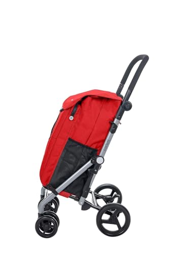 Carlett – Classic Duo Lett430 | Zusammenklappbarer Einkaufswagen | 4-Rad-Einkaufswagen |...