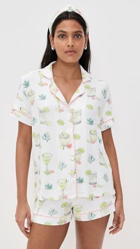 PJ Salvage Women's Limes & Sunshine Pj Set with Headband2